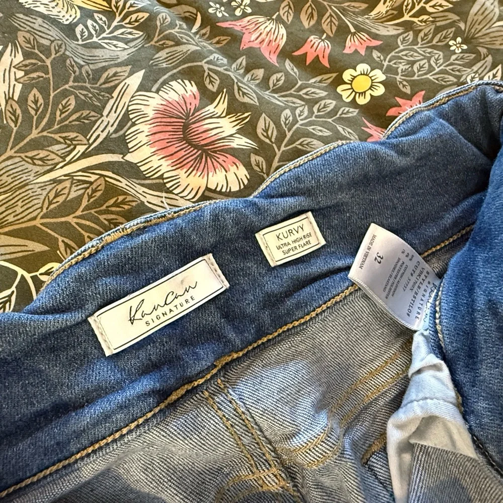 KanCan Blue Flare Jeans - Picture 3 of 6